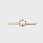 Sapphire & Pearl stock Pin
