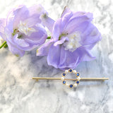 Sapphire & Pearl stock Pin