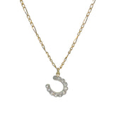 Victorian Diamond Horse Shoe Necklace
