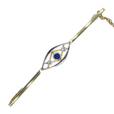 Sapphire and Diamond Stock Pin