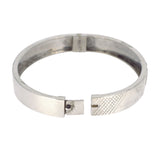 Silver Horse Shoe & Whip Bangle