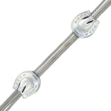 Silver Horse Shoe Bracelet