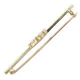 Sapphire & Pearl stock Pin