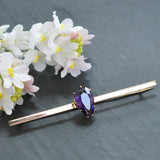 Amethyst Stock Pin