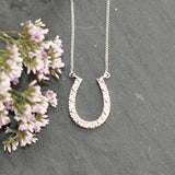 Diamond Horse Shoe Necklace