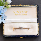 Diamond Fox Head Stock Pin