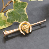 Hunting Horn & Fox Head Stock Pin