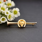 Hunting Horn & Fox Head Stock Pin