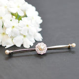 Diamond & Pearl Stock Pin