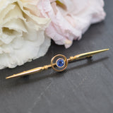 Sapphire Stock Pin