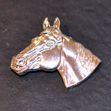 Silver Horse Head Brooch