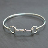 Silver Snaffle Bit Bangle