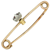 Diamond Set Fox Head Stock Pin