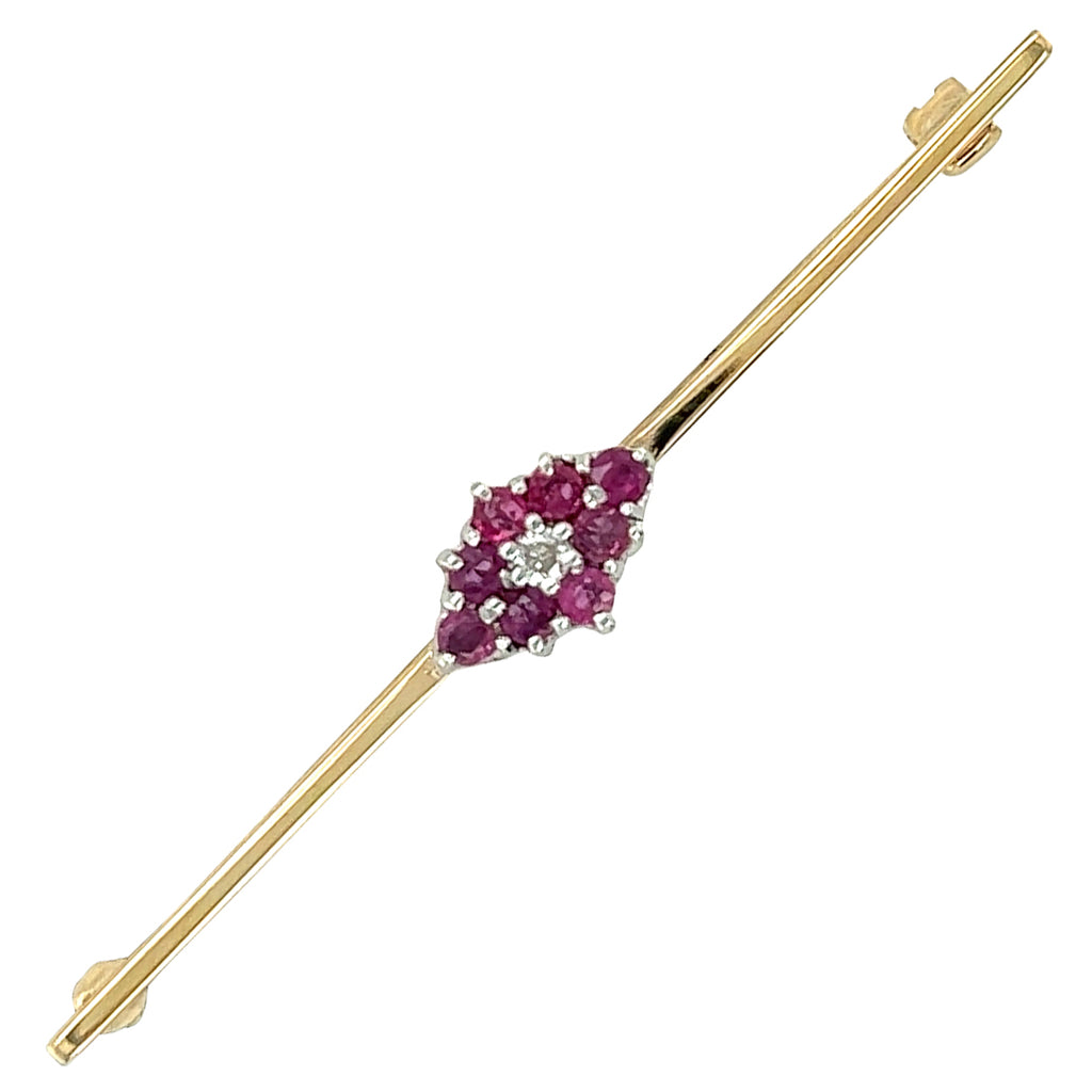 Ruby Pin Design Vintage Ruby & Diamond Stock Pin | Vintage Equestrian - Vintage ...
