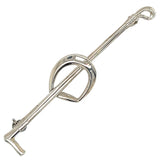 Silver Stirrup Stock Pin