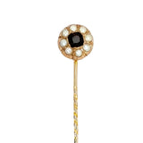 Garnet & Pearl Tie Pin