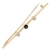 Sapphire & Diamond Stock Pin