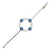 Pearl & Sapphire Stock Pin