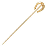 Pearl & Diamond Horse Shoe Tie Pin