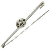 Marcasite & Pearl Stock Pin