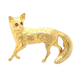 Fox Brooch