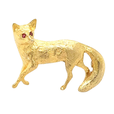Fox Brooch