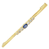 Sapphire & Diamond Stock Pin