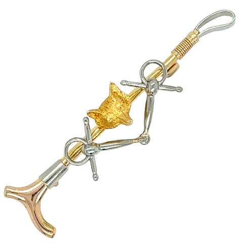 Fox Head & Bit Stock Pin
