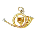 Hunting Horn & Fox Head Pendant