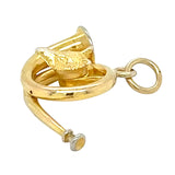 Hunting Horn & Fox Head Pendant