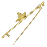 Fox With Ruby Eyes on Whip Stock Pin
