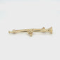 Hunting Horn & Fox Head Stock Pin
