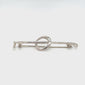 Silver Stirrup Stock Pin