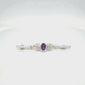Silver and Amethyst Stock Pin