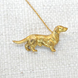 Hallmarked Gold Dog Brooch