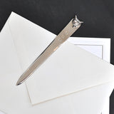Silver Fox Head Letter Knife