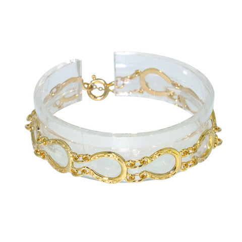 Gold Horseshoe Bracelet