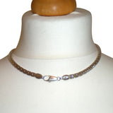 Silver Horseshoe & Buckle Collar