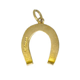 Gold Horse Shoe Charm