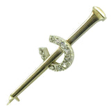 Diamond Horseshoe Stock Pin