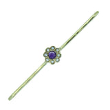 Amethyst & Pearl Stock Pin