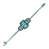 Blue Zircon Stock Pin