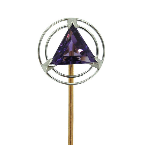 Amethyst Stick Pin