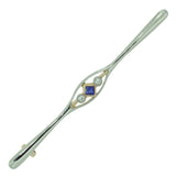 Diamond & Sapphire Stock Pin