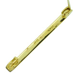 15ct Gold Bar Stock Pin