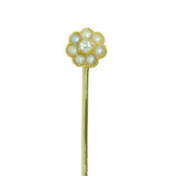 Pearl and Diamond Stick Pin