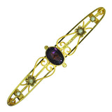 Edwardian Amethyst Stock Pin