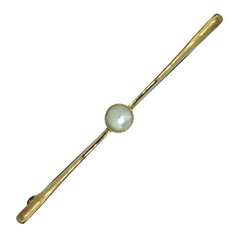 Single Pearl Stock Pin