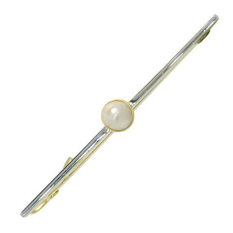 Single Pearl Stock Pin