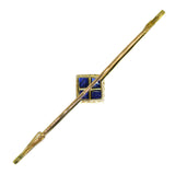 Sapphire Stock Pin